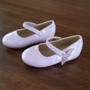 NWOT Thee Bron Toddler Girls Dress Shoes Holographic Pink Mermaid Tail - Size 7M